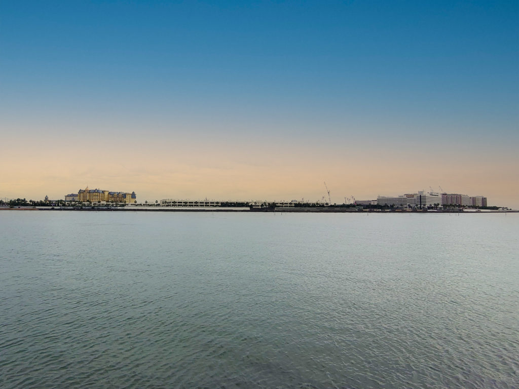 葛西臨海公園から東京ディズニーリゾートを臨む 東京ディズニーリゾート周辺周遊