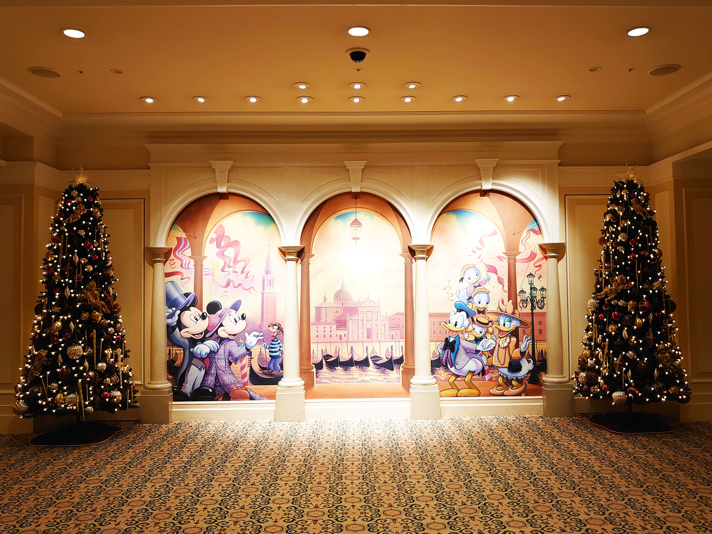 東京ディズニーシー ホテルミラコスタ ウエディングエリアのクリスマスツリー 東京ディズニーリゾート周辺周遊